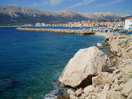 Foto Blick auf die Stadt - Baška